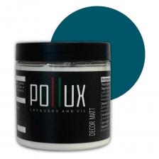 Декоративная краска Pollux Decor Matt - это водно акриловые краски Premium качества российского производства. Предназначена для покраски мебели, радиаторов, а также декоративных элементов из полиуретана, гипса, МДФ, ДСП. Подходит как для первичной окраски поверхности, так и для ремонта и реставрации ранее окрашенных поверхностей. Образует износостойкое покрытие. Благодаря хорошему растеканию легко наносить, ложится ровным слоем. Не требует нанесения дополнительных грунтов. Не содержит растворителей, без запаха, быстросохнущая. Для использования декоративной краски Pollux не требуется специальных малярных навыков.   Ввиду цветопередачи различных устройств, цвет может незначительно отличаться от заявленного на фото! Инструкция по применению: Перед применением тщательно перемешать!!! Подготовка поверхности: Окрашиваемая поверхность должна быть чистой, сухой, обезжиренной, без пыли и загрязнений. Если поверхность ранее окрашена, необходимо удалить отслоившееся старое покрытие, зашкурить твердые, глянцевые поверхности до матовости. Окраска: Нанести 1 слой краски, дождаться полного высыхания - 30 минут. Далее нанести еще 1-2 слоя, с промежуточной сушкой, в зависимости от желаемого результата. Способ нанесения: кисть, валик, распыление.  Для распыления необходимо разбавить водой на 10%. Очистка инструмента: Промыть теплой водой сразу после использования, без применения растворителей.