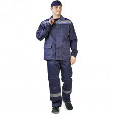 Костюм URSUS УДАРНИК темно-серый/василек КОС317-002, размер 52-54, рост 182-188