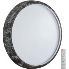 Настенно-потолочный светильник Sonex Mramo Black 7639/EL COLOR SN пластик/черн. мрамор LED 70Вт 3000-6000K D510 IP43 пульт ДУ
