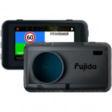 Видеорегистратор для автомобиля Fujida Zoom Smart S WiFi с GPS информатором, WiFi-модулем и магнитным креплением