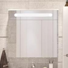 Зеркало-шкаф DIWO Коломна 80 см с подсветкой, белое