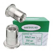 Заклепка гайка резьбовая винтовая М4х11 c рифлением насечкой от Sorrex - это высококачественный продукт, который станет незаменимым помощником в различных сферах деятельности. Изготовлена из стали с покрытием белый цинк, что обеспечивает высокую прочность и долговечность изделия. Толщина металла для установки составляет 0,5-2 мм, что позволяет использовать заклепку для различных материалов. Размер борта стандартный, а вид головки - цилиндрический. Обеспечивает прочное и надежное соединение, а также позволяет быстро и легко установить ее на различные материалы. Выбирая заклепки резьбовые от Sorrex, вы получаете качественный и надежный продукт, который прослужит вам долгое время и обеспечит надежное крепление различных элементов. Идеально для дома, дачи, ремонта, монтажа, строительства, гаража, автосервиса, машины, сборки.