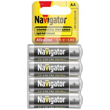 Элемент питания Navigator 95 457 NBT-02 (АА LR6 спайка 4 шт), цена за 1 шт.