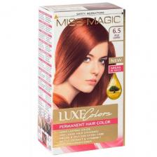 Miss Magic Luxe Colors Стойкая краска для волос c экстрактом крапивы, витамином F и кератином, 6.5 дикая черешня, 125 мл