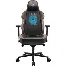 Кресло игровое COUGAR NxSys Aero, крестовина, искусственная кожа/сетка, черный/оранжевый [nxsys aero orange]