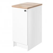 Кухонный модуль Шкаф кухонный напольный со столешницей 40x91x61см, белый матовый