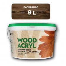 Экологичная водоотталкивающая пропитка-антисептик на основе акриловой дисперсииWoodAcryl применяется для защиты и финишной декоративной отделки деревянных поверхностей внутри и снаружи помещений. Обеспечивает защиту древесины от воздействия ультрафиолетового излучения, атмосферных осадков и биологического разрушения (гниения, плесени, насекомых-древоточцев, деревоокрашивающих грибов). Образует покрытие с лессирующим эффектом, выгодно подчеркивает фактуру древесины.Применение:Перед применение пропитку требуется тщательно перемешать. Не разбавлять. Обрабатываемая поверхность должна быть чистой, сухой, без гнили и грибковых поражений. Отслаивающееся старое покрытие необходимо удалить шлифовкой, скребком или металлической щеткой. Наносить пропитку следует кистью, валиком или краскораспылителем вдоль волокон древесины. Температура воздуха при приведении работа должны быть не ниже +5С. Воздействие воды (атмосферных осадков) на покрытие допускается через 2 дня после нанесения. Время высыхания «на отлип» при температуре 20-22С – 30 минут, нанесение следующего слоя – не раньше, чем через 1 час. Окончательный цвет поверхность, окрашенная цветной пропиткой, приобретает после высыхания.Расход: зависит от впитывающей способности основания. В среднем на 1 слой расход составляет: 1 л на 8-10м2, на 2 слой 1 л на 10-12 м2.Срок годности – 12 месяцев с даты изготовления.Состав: Акриловая дисперсия, фунгицид, краситель, модифицирующие добавки (пеногаситель, консерванты, загуститель), вода.