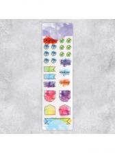 Наклейки бумажные на подложке «Мои заметки», для ежедневника 6x21 см