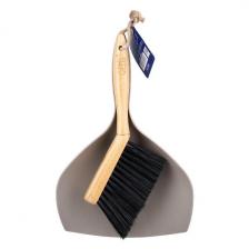 Набор для уборки Gipfel Clean Series, совок и щетка, серый/бежевый (52400)