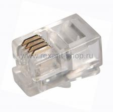 Rexant Джек телефонный 4P4C 05-1001-3 100 шт