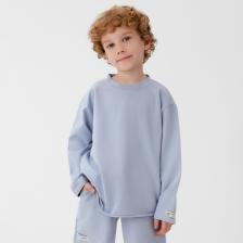 Футболка детская с длинным рукавом KAFTAN, размер 32 (110-116 см), серая