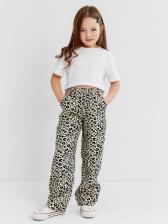 Брюки для девочки KAFTAN Leo velvet, размер 34 (122-128 см)