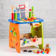 Игровой набор «Столярная мастерская», 89 деталей, 34.7x29.5x31 см