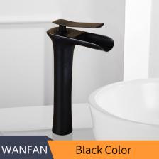 Современный белый смеситель для ванной комнаты, Смесители водопада с одним отверстием, кран для холодной и горячей воды, смеситель для раковины, Смесители 6008