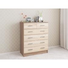 Комод ТЭКС большой Катрин 5, ясень шимо/дуб сонома