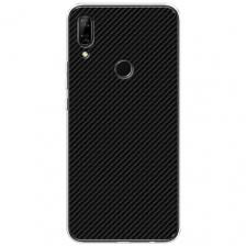 Чехол на Honor 9X / Хонор 9X с принтом Черный карбон