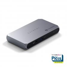 Расширитель портов Satechi Thunderbolt 4 Slim Hub Pro RUS Space Gray ST-HT4SHM-EU