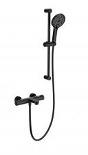 Термостатический смеситель Wonzon & Woghand WW-C2018-A-MB для ванны с душем, матовый черный