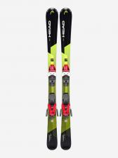 Горные лыжи с креплениями Head V-Shape Team Easy + JRS 4.5 Black/Yellow (67-107) 21/22, Черный