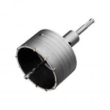 Strong Коронка sds-plus по бетону буровая, d 100 мм, СTК-03500100 имеет стальной цилиндрический корпус с прочной и износостойкой рабочей частью, наделенной твердосплавными зубьями и спиралевидным центрирующим сверлом. Отлично высверливает большие круглые отверстия и углубления с ровными кромками без предварительного засверливания поверхности. Предназначена для работы с минеральными основаниями. Устойчива к коррозии и деформациям. Долгое время не затупляется и не поддается механическим повреждениям даже при высоких динамических нагрузках. Внимание, изображение товара может отличаться от реального! Верные параметры указаны в технических характеристиках товара.