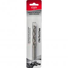 Сверло для металла Сверло по металлу HSS-G (8х75х117 мм; Р6М5) Elitech 1820.051400