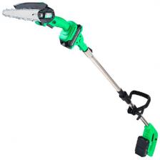 Цепная пила-высоторез аккумуляторная Zitrek GreenSaw 20 Plus (20В, Li-Ion, аккум. 2шт. - 1x1.5 Ач + 1x3.0 Ач) 082-1856, зеленый