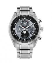 Роскошные титановые часы Eco-Drive Sport, 43 мм Citizen, цвет Gray