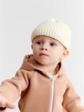 Шапка детская «Крошка Я», размер 44-46 см, молочная