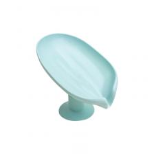 Сливная мыльница в форме листа, держатели на присоске, сушилка для душа, контейнер для губки, полезные кухонные аксессуары для ванной комнаты