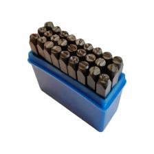 Инструмент для нанесения маркировки на металл, дерево, кожу и другие твердые материалы. Позволяет создавать четкие и долговечные оттиски путем ударного воздействия. Изготовлено из прочной закаленной стали, что обеспечивает высокую износостойкость и долгий срок службы. Используется в механических, ювелирных, производственных и ремонтных работах для маркировки деталей, инструментов и изделий.