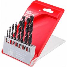 Набор сверл по дереву 8 штук WORTEX (WDBS3010W10811) состоит из 8 сверл для точного сверления мягкой и твердой древесины, предназначенных для изготовления отверстий диаметром 3, 4, 5, 6, 7, 8, 9, 10 мм. Специальная W-образная заточка исключает увод сверла из точки сверления. Шлифованная поверхность тела и спирали обеспечивает высокую скорость сверления и равномерный выход стружки.