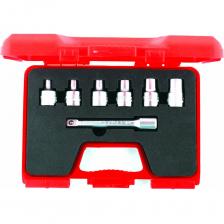 Торцевые набор головок Набор торцевых головок Star Torx 7 предметов IZELTAS 1113006007