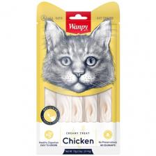 Лакомство для кошек Wanpy Cat Нежное пюре Курица 70 г