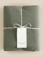 Пододеяльник 1.5-спальный SL Home Linen collection, 150x220 см, зелёный, полулён