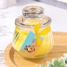 Ароматическая свеча в банке «Горшочек», 9x7.5 см, фруктовая