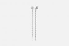 Серьги золотые Бриллиант 2 шт VESNA JEWELRY