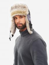 Шапка-ушанка зимняя мужская Huntsman Siberia Breathable меховая мембранная, Серый