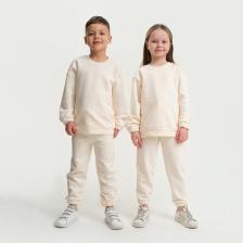 Костюм детский (свитшот, брюки) KAFTAN Basic line, размер 40 (158-164 см), бежевый