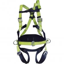 Страховочные привязи предназначены для предотвращения или безопасной остановки падения с высоты. Для страховки при проведении высотных работ в строительстве и различных отраслях промышленности: работы на искусственных сооружениях, строительных площадках, при проведении кровельных работ и пр. Размерный ряд : L (1140-1440). Разрывная нагрузка: не менее 15 кН. Кол-во точек крепления 4 (полукольцо на спине, петли на груди для присоединения к системе защиты от падения, 2 боковые точки крепления на поясе для работы в подпор). Индикатор срыва: в количестве 2 шт. Комплектация привязи: Спиной удлинитель для присоединения карабинов компонентов системы падения Выгнутые кольца для более удобного присоединения карабинов На кушаке имеются петли для развески инструмента, в количестве 5 штук Вшитая идентификационная книжка периодических проверок Испытания проводятся с грузом массой 100 кг., согласно ГОСТ.