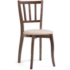 Деревянный стул Woodville Айра бежевый / орех 528931