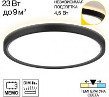 Настенно-потолочный светильник светодиодный с подсветкой Citilux Norma CL748241