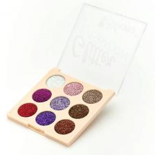 Тени для век SILVANA Тени белстящие для век GLITTER EYESHADOW