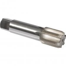 Метчик представляет собой качественный инструмент для нарезания трубной резьбы. Может быть установлен как в патрон металлорежущего оборудования, так и использован в ручной работе. Инструмент выполнен из качественной быстрорежущей стали P6M5, легированной вольфрамом и молибденом. Это обеспечивает высокую твердость, сопротивление к накаливанию и способность долго сохранять остроту режущей кромки. Внимание! Внешний вид изделия может незначительно отличаться от оригинала! Параметры товара указаны в таблице технических характеристик.