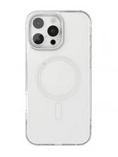 Накладка силикон VLP Element Case with MagSafe для Apple iPhone 16 Pro Silver (Серебристый)