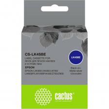 Ленточный картридж CACTUS CS-LK4SBE черный для Epson LW300/LW400/LW700/LW600P/LW1000P/K400/Z700/Z900 1912278