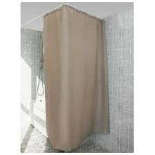 Занавеска для ванной PRIMA NOVA Premium 180х200см утяжелитель полиэстер капучино