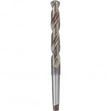 Спиральное сверло по металлу служит для обработки сложных материалов, высокопрочных нержавеющих, жаропрочных сталей и сплавов в условиях сильного нагрева режущих кромок.Сверло изготовлено из высокопроизводительной качественной быстрорежущей стали с увеличенной до 5% долей кобальта HSSE-Co5, обладающей высокая теплостойкостью и износостойкостью.Крестовая заточка под 135 градусов, хвостовик конический (конус Морзе), направление реза - правое, класс точности (допуск) - h8.Внимание, изображение товара может отличаться от реального! Верные параметры указаны в технических характеристиках товара.