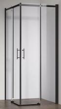 Душевой уголок Veconi Rovigo RV-50B 120х90 см, профиль матовый черный, стекло прозрачное