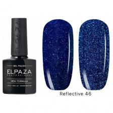 ELPAZA Гель-лак Reflective, 10 мл, 50 г, 46 синий