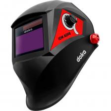 Маска сварочная ХАМЕЛЕОН Alpha iON ADF8 от “doka” НОВАЯ модель в нашей линейке сварочных масок С ЦИФРОВЫМ УПРАВЛЕНИЕМ. ПРОФЕССИОНАЛЬНАЯ сварочная маска Alpha iON ADF8 С ЦИФРОВЫМ УПРАВЛЕНИЕМ оснащена внутренними регулировками и предназначена для мужчин-сварщиков, работающих с электродуговой сваркой (MMA, MIG/MAG/FLUX, TIG). Многофункциональная панель светофильтра позволяет установить наиболее точные параметры под себя, а функция «DIN Lock» обеспечит фиксацию и предотвратит потерю установленных настроек. Благодаря функции «ХАМЕЛЕОН», двойному LCD дисплею и улучшенной системе REAL COLOR обеспечивается автоматическое, равномерное затемнение, оптимальная защита, а также реалистичное цветовосприятие. * ИННОВАЦИОННАЯ встроенная функция «ГРАДИЕНТ» - способствует уменьшению усталости глаз, за счет смягчения яркость экрана, что позволяет работать с комфортом длительное время; * ВЫСОЧАЙШИЙ ОПТИЧЕСКИЙ КЛАСС 1/1/1/1 – обеспечивает четкую видимость свариваемой детали при разных углах наклона сварочного шлема; * 4 ДАТЧИКА СВАРОЧНОЙ ДУГИ - высокая скорость затемнения и гарантия срабатывания светофильтра, даже при сварке в труднодоступных местах; * ШИРОКИЙ ДИАПАЗОН ЗАТЕМНЕНИЯ 3/4-8/9-13 DIN – позволяет плавно отрегулировать степень затемнения в зависимости от вида сварки и ваших предпочтений;